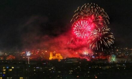 Sofia powita Nowy Rok bez sztucznych ogni, ale pokazem świetlnym