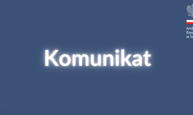 Ważny komunikat Ambasady RP