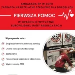 Rejon Veliko Tarnovo 25/09/2025- Zgłoszenia na bezpłatne polskie szkolenie dla dorosłych z zakresu pierwszej pomocy przedmedycznej